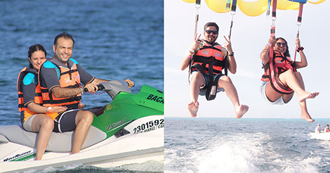 Wave Runner, Snorkel and Parasail – Full Tour