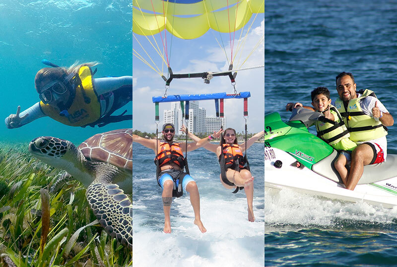 Wave Runner, Snorkel and Parasail – Full Tour